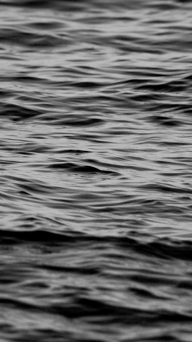 Water waves , wave, black & white, background, HD phone wallpaper
