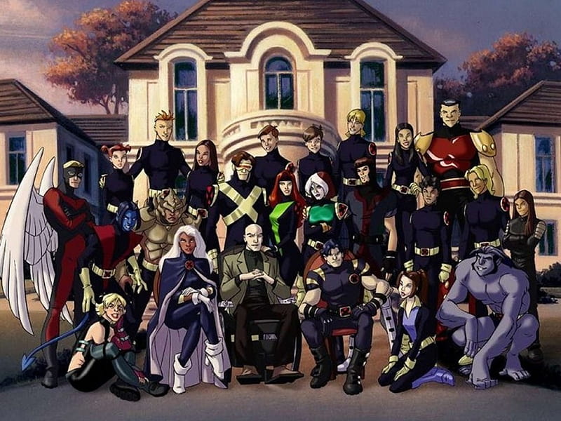 X Men evolution, marvel, anime, bd, HD wallpaper | Peakpx