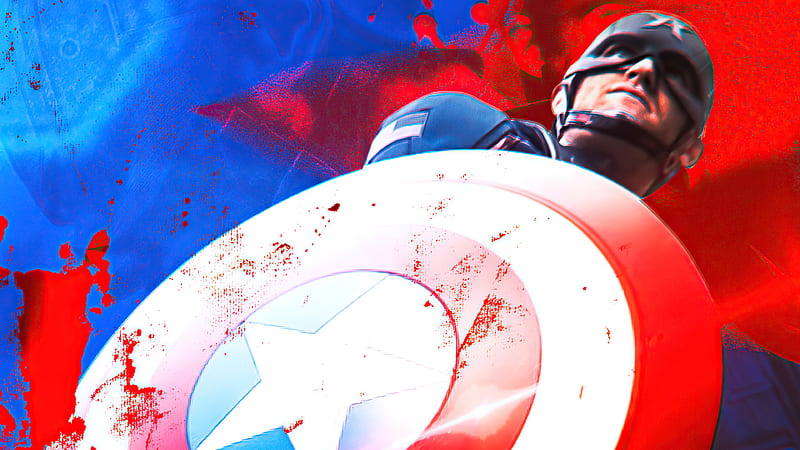 Captain America Illustrator , captain-america, superheroes, artist, artwork, digital-art, behance, HD wallpaper