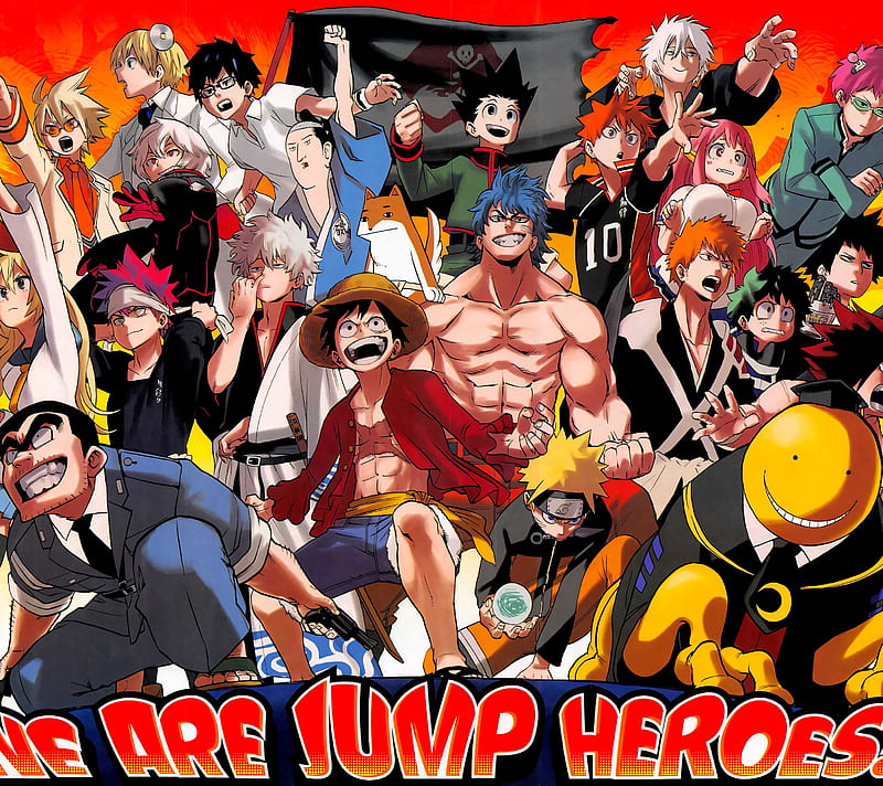 This is Shonen Jump background: 90s by Seal500 on DeviantArt