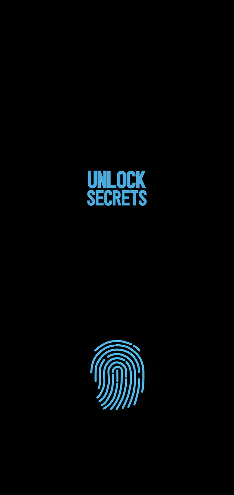 secrets, black, blue, finger print, lock, my secrets, password, saying, secret, unlock secrets, HD phone wallpaper