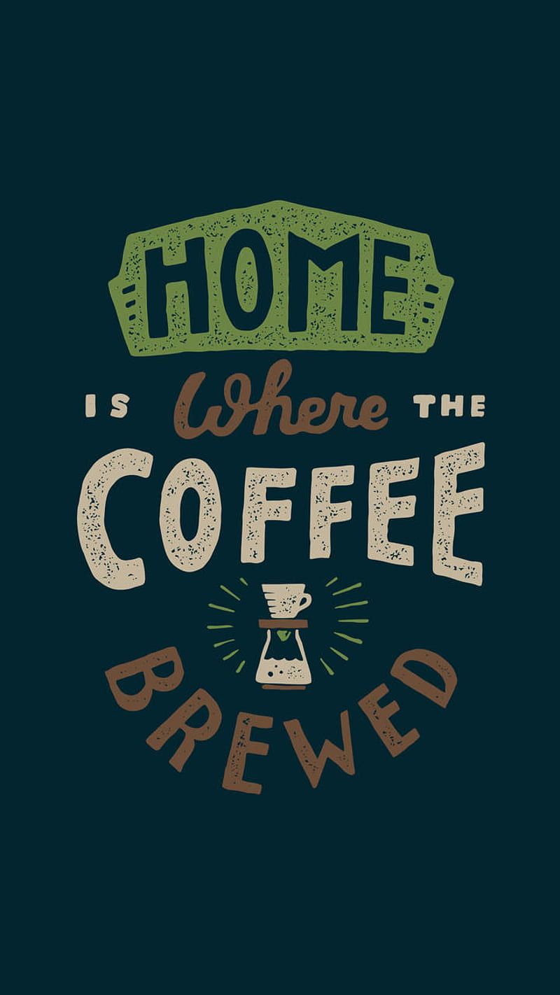Brewed, coffee, home, HD phone wallpaper