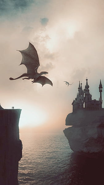 Games of Thrones, dragon, world, HD phone wallpaper