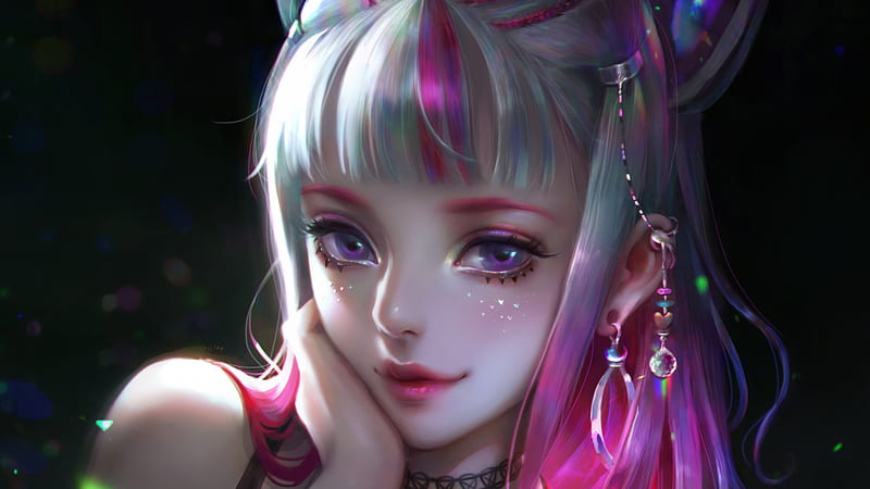 Anime Fantasy Girl, fantasy-girls, anime, artist, artwork, digital-art, HD wallpaper