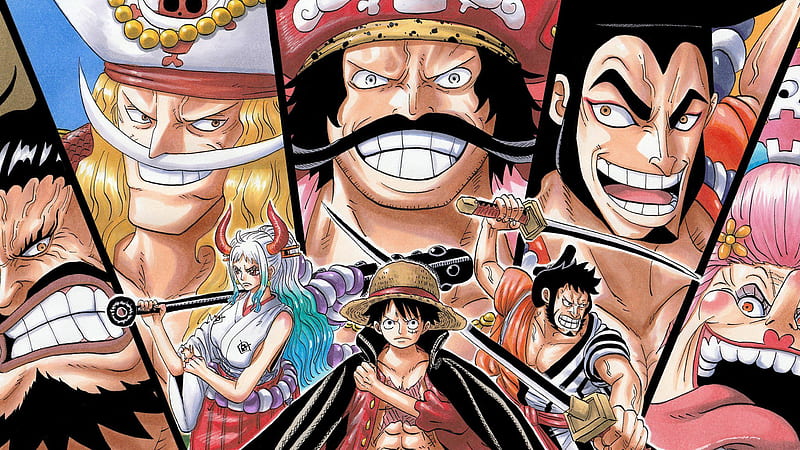 Charlotte Linlin Gol D. Roger Kaido Kinemon Kozuki Oden Monkey D. Luffy One Piece, HD wallpaper