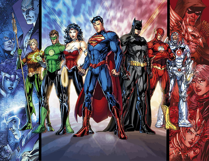 Batman, Superman, Green Lantern, Flash, Comics, Dc Comics, Hal Jordan,  Aquaman, HD wallpaper | Peakpx