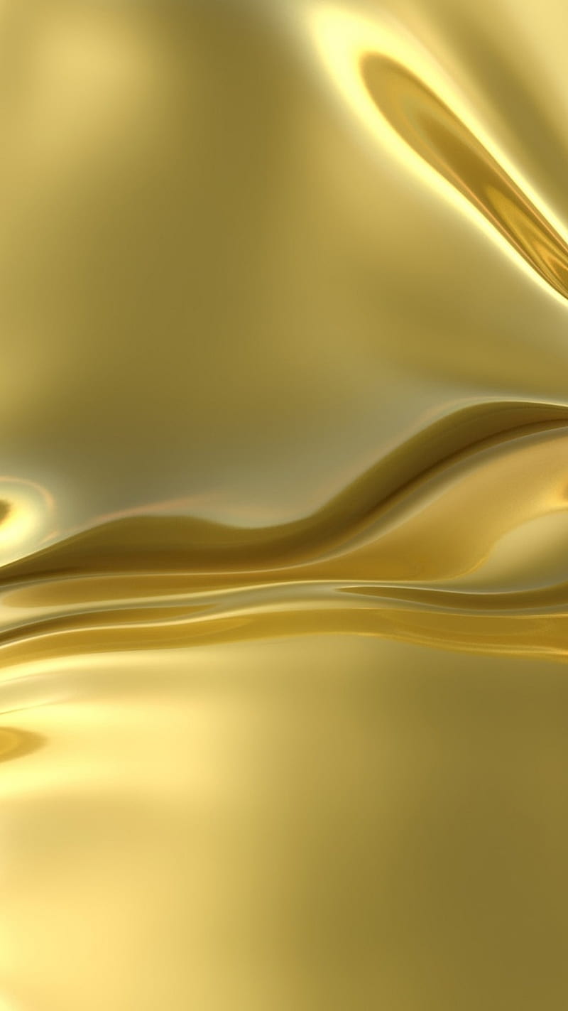 Gold Abstarct, liquido, HD phone wallpaper