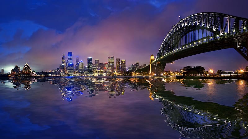 Bridges, Sydney, Sydney Opera House, , Sydney Harbour Bridge, HD wallpaper