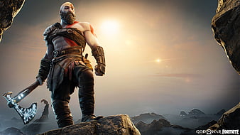 God Of War Kratos in Fortnite, HD wallpaper