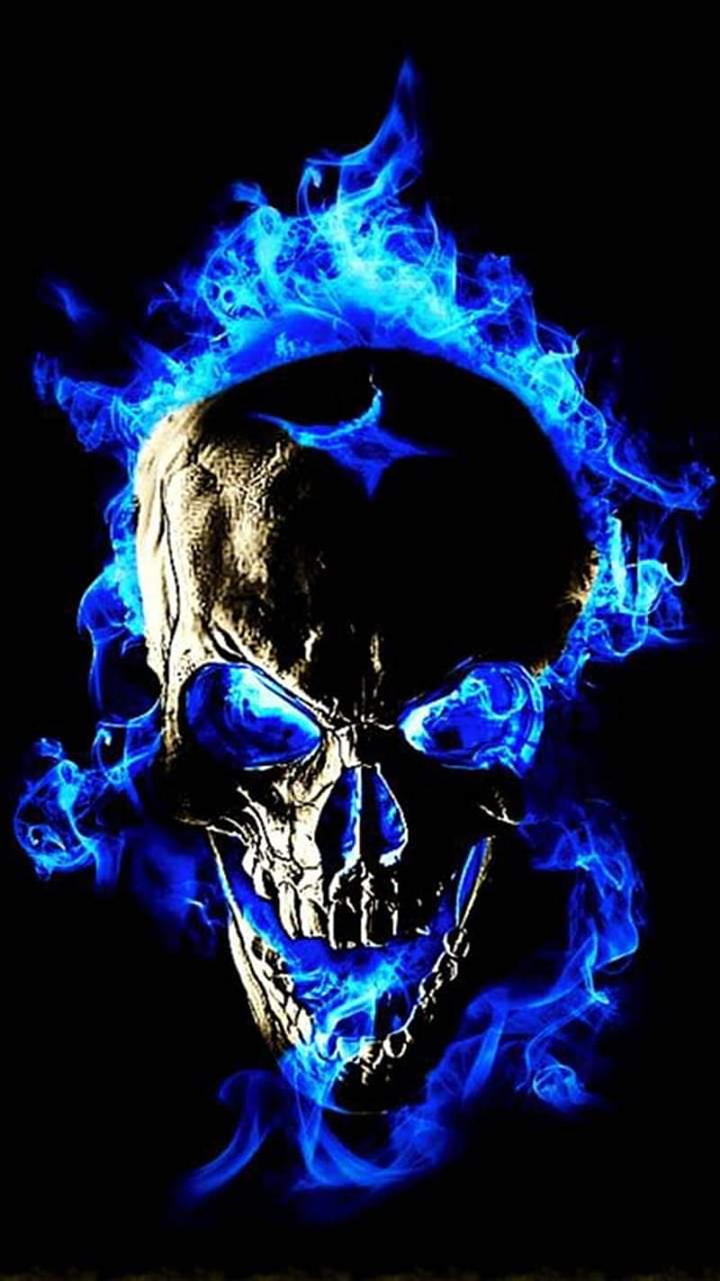 Skulls, cool, skull, HD phone wallpaper