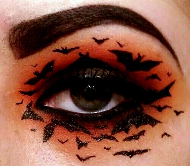 Batty Halloween Eye art, Bats, Art, Halloween, Eye, HD wallpaper | Peakpx