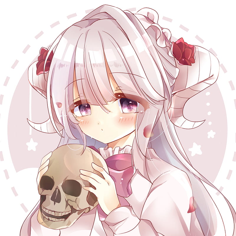 anime manga skull portrait girl female skeleton | Stable Diffusion | OpenArt