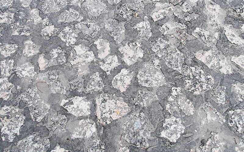 paving texture, gray stones texture, stone road texture, gray stone background, HD wallpaper