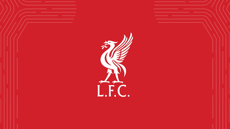 Crest Emblem Logo Soccer Symbol Dark Red Background Liverpool F.C, HD wallpaper