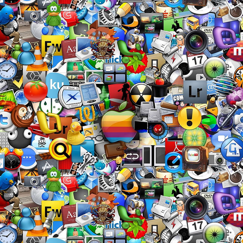 iCons, abstract, apple, brand, ipad air, logos, new, technology, HD phone wallpaper