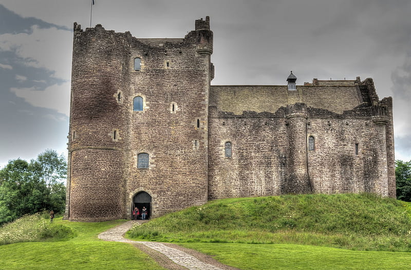 Doune Castle - Scotland, Scottish Castles, Scottish Highlands, Scotland, Doune Castle, Monty Python And The Holy Grail, HD wallpaper