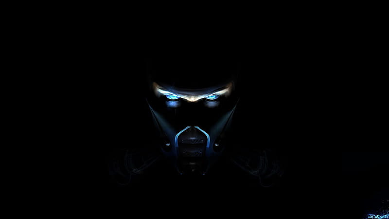Sub Zero (Mortal Kombat) And Background, Mortal Kombat Black, HD wallpaper