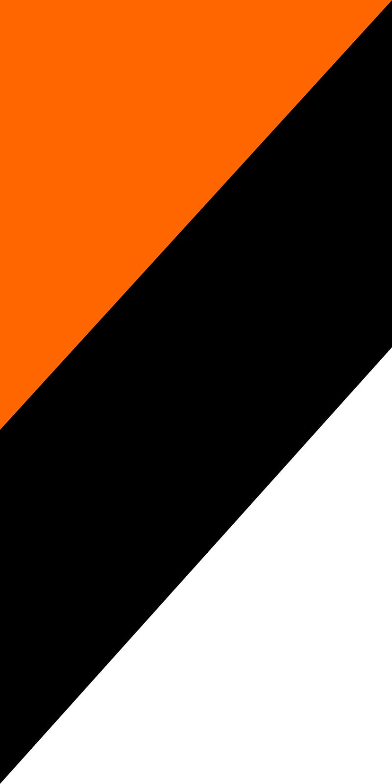 black, clean, material, orange, phone , white, HD phone wallpaper