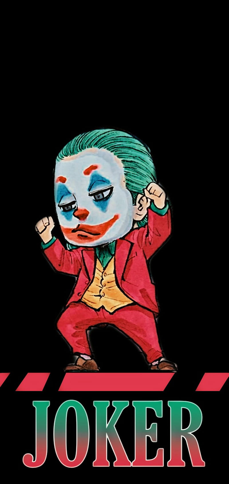 Joker, black, clown, joaquin phoenix, joker laugh, mask, sad, HD phone wallpaper