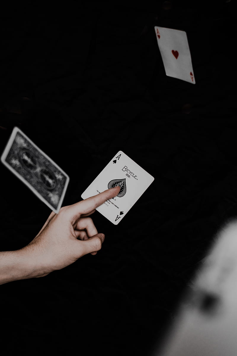 hand, playing cards, game, HD phone wallpaper