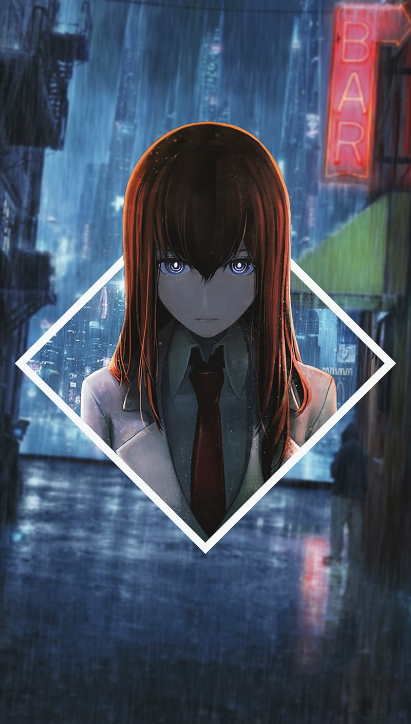 Anime Anime Girls In Steins Gate Frontal View Hd Mobile Wallpaper Peakpx