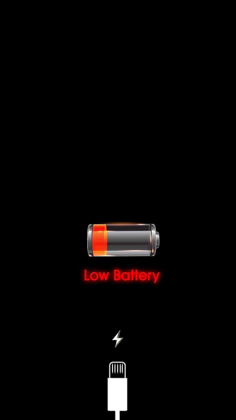 Battery red, Blackandblack, battery, batteryred, charge, full, iphone,  lowbattery, HD phone wallpaper | Peakpx