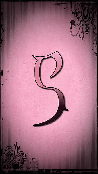 pretty pink letter a
