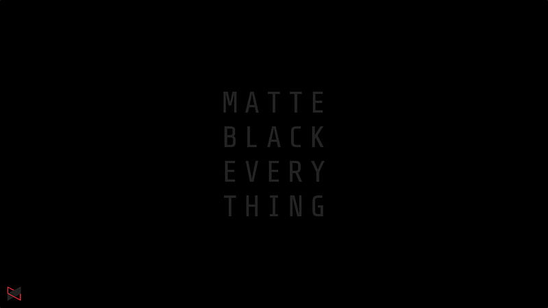 Matte Black Everything MKB, mkb, logo, typography, HD wallpaper