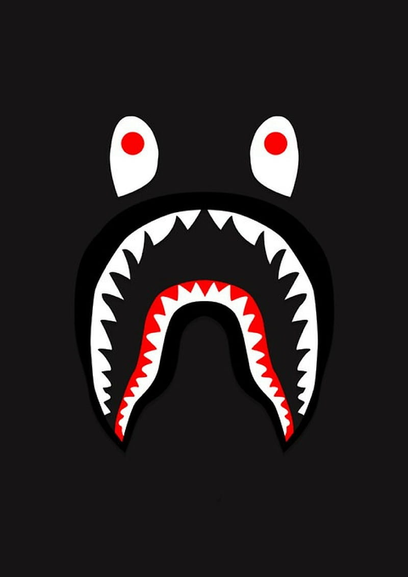 Bape Logo- Shark Logo face  Supreme wallpaper, Hypebeast iphone wallpaper,  Bape wallpaper iphone