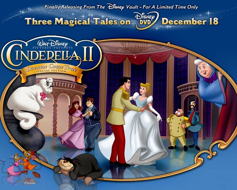Cinderella II Dreams Come True, Dreams, II, True, Cindrella, Come, HD wallpaper