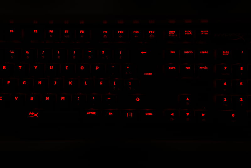 keyboard, keys, letters, backlight, HD wallpaper