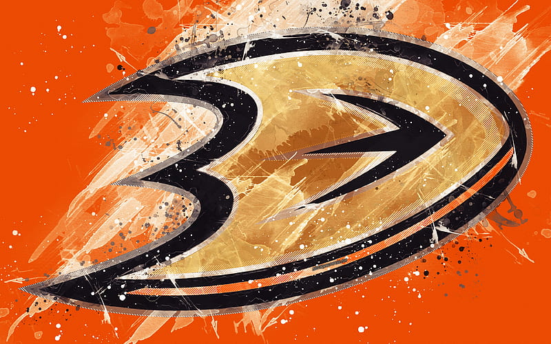 Hockey, Anaheim Ducks, Logo, NHL, HD wallpaper