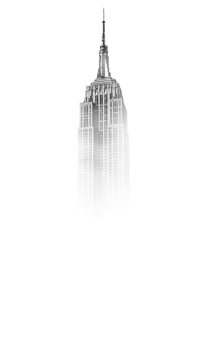 empire state tower, empire state building, fog, graphy, HD phone wallpaper