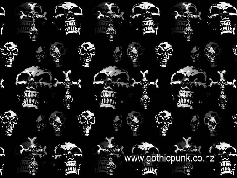 Buried Skull Danger Bones, skulls, gothic, crosses, punk, daggers, HD  wallpaper | Peakpx