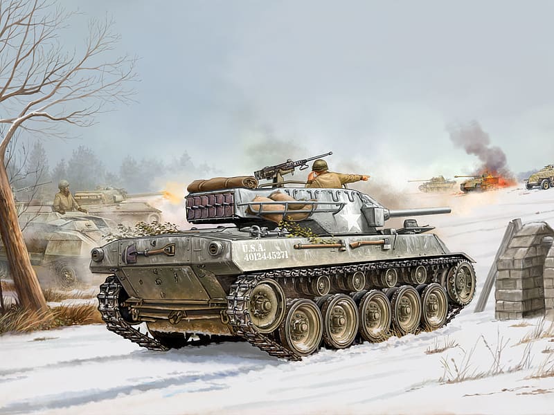 Tanks, Battle, Military, Tank, M18 Hellcat, HD wallpaper