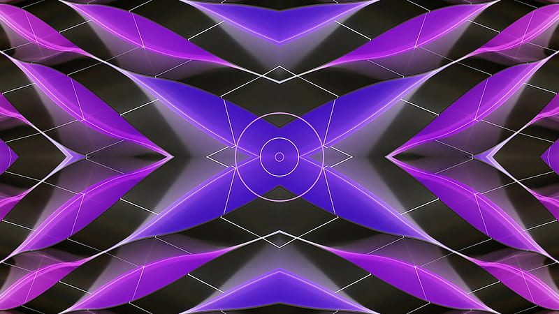 Purple Blue Artistic Symmetry Abstract, HD Wallpaper | Peakpx