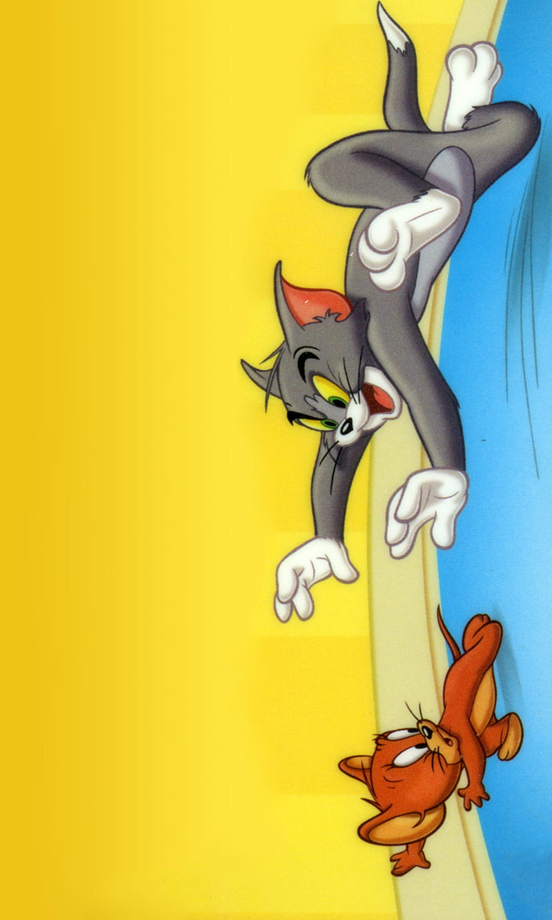 Tom And Jerry, cartoon, jerry, tom, HD phone wallpaper