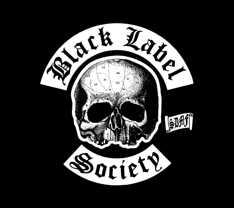 BLS, black label society, logo, sdmf, skull, zakk wylde, HD wallpaper