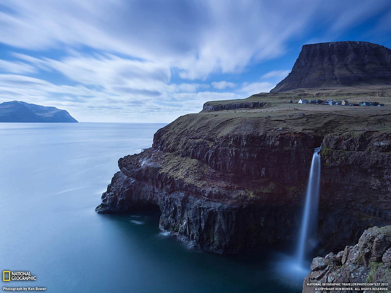 Village Faroe Islands-National Geographic, HD wallpaper