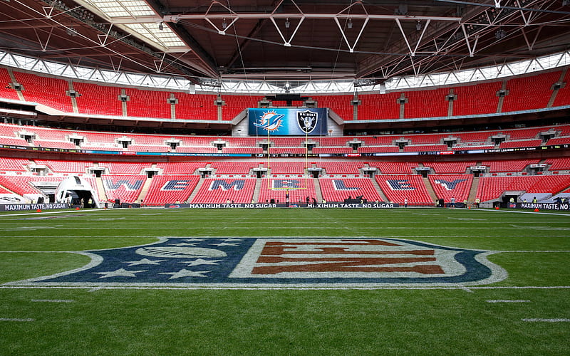 Wembley Stadium NFL, Britain Dolphins Raiders, London, HD wallpaper