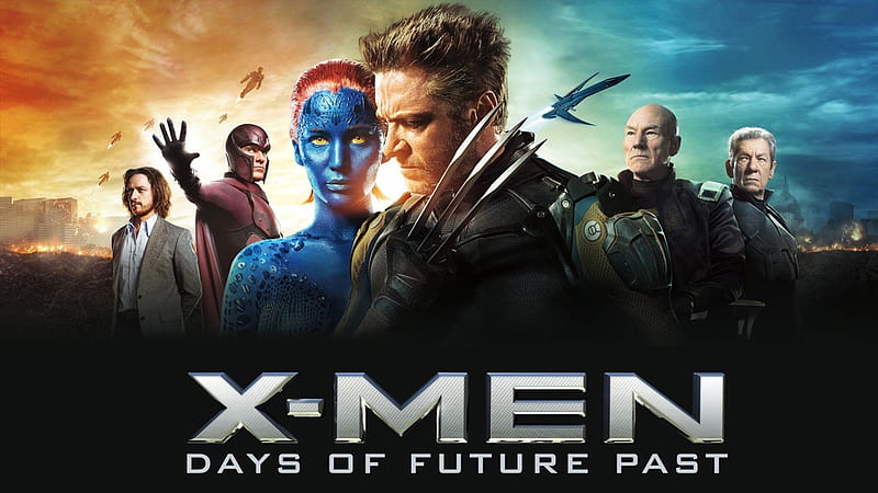 X-Men, X-Men: Days of Future Past, Charles Xavier, Erik Lehnsherr, Logan James Howlett, Magneto (Marvel Comics), Mystique (Marvel Comics), Raven Darkhölme, Wolverine, X-Men: Days Of Future Past, HD wallpaper