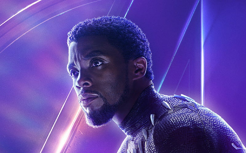 Black Panther, 2018 movie, superheroes, Avengers Infinity War, Chadwick Boseman, HD wallpaper