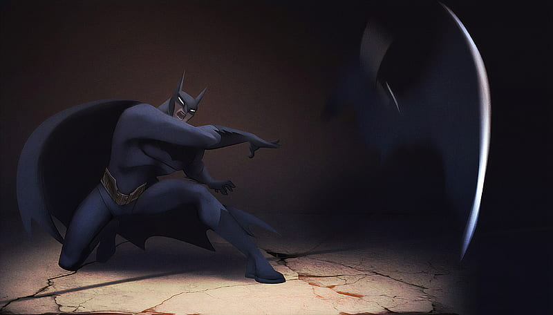 Batman Throwing Bat Signal, batman, superheroes, digital-art, artwork, HD wallpaper