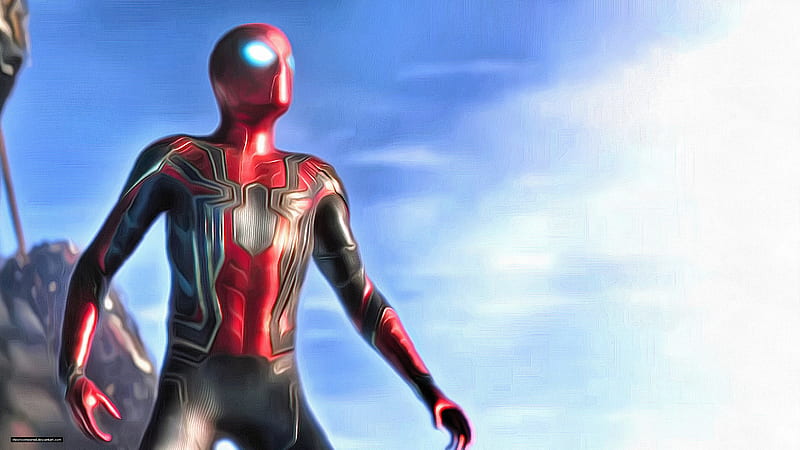 Spiderman In Avengers Infinity War 2018 Artwork, spiderman, avengers-infinity-war, infinity-war, 2018-movies, artwork, artist, digital-art, HD wallpaper