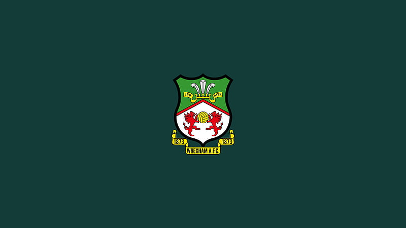 Emblem Logo Soccer Wrexham A.F.C, HD wallpaper