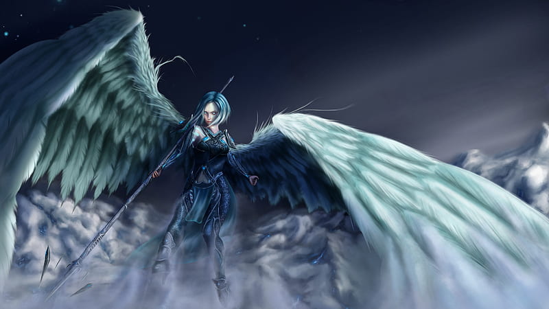 Fantasy, Angel, Woman, Angel Warrior, HD wallpaper | Peakpx
