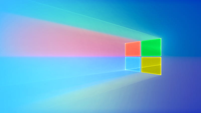 Windows Refraction Logo , windows, microsoft, computer, HD wallpaper