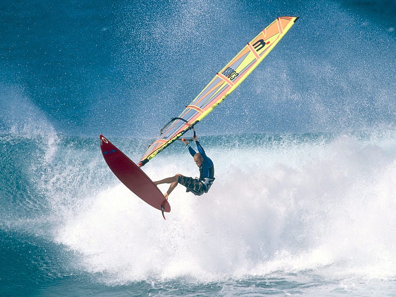 Wind windsurfing-outdoor sports - second series, HD wallpaper