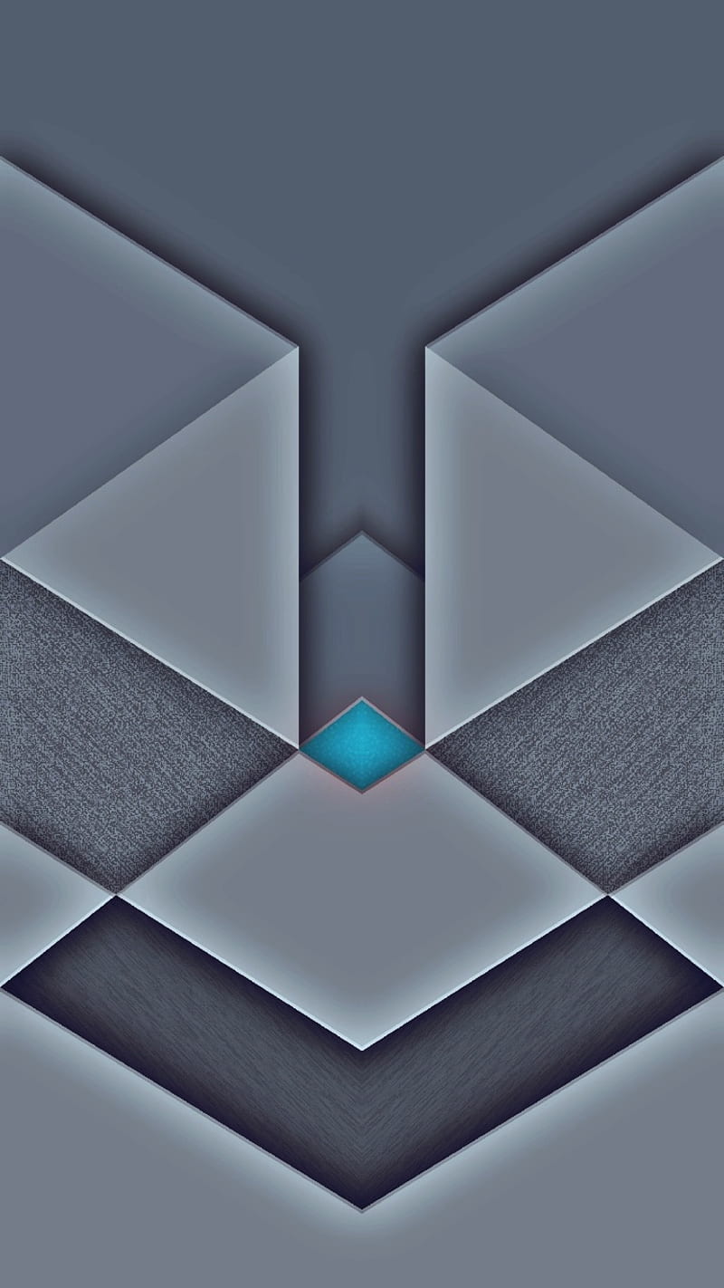 Material design 0126 abstract, android, blue, designs, geometric, gray modern, tech, HD phone wallpaper