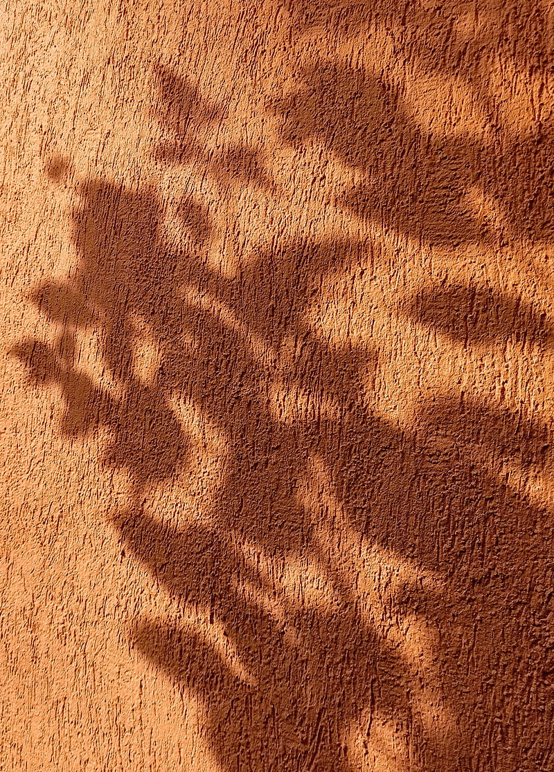 wall, shadow, texture, brown, HD phone wallpaper